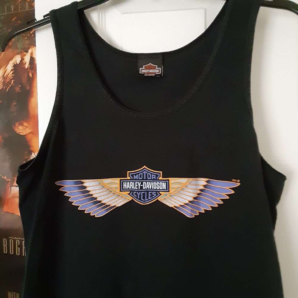 Black tank top Harley Davidson